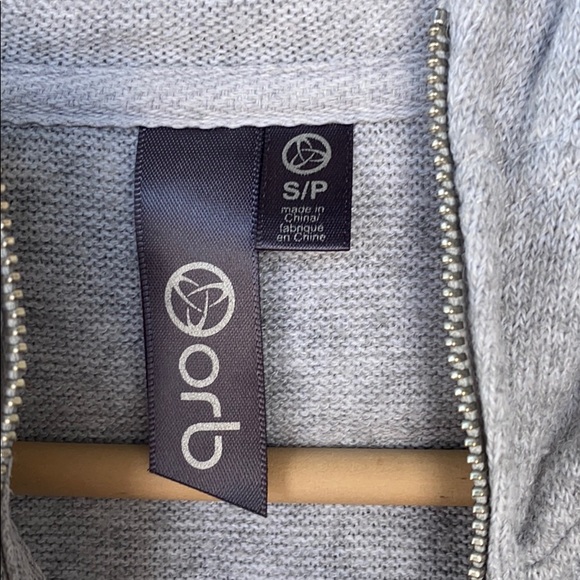 Orb knit zip up hoodie size small - Picture 3 of 7